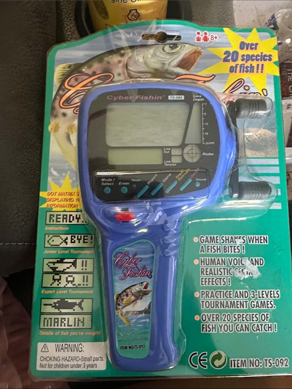 Cyber Fishin' Electronic Fish Finder - Blue